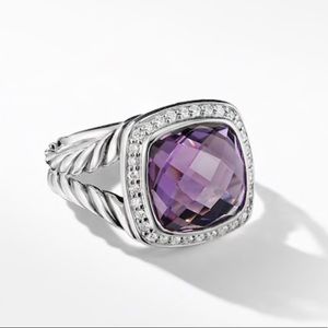 Authentic David Yurman Albion® Ring Amethyst